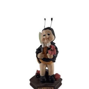 Figura de resina "abeja novio"